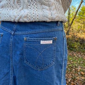 Vintage Calvin Klein Denim Skirt